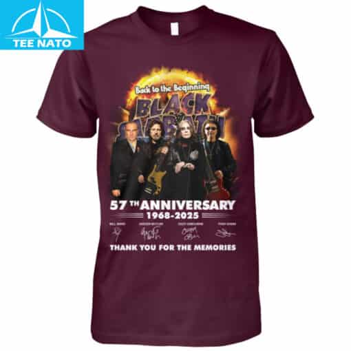 Black Sabbath 57th 1968 2025 Shirt - Image 5