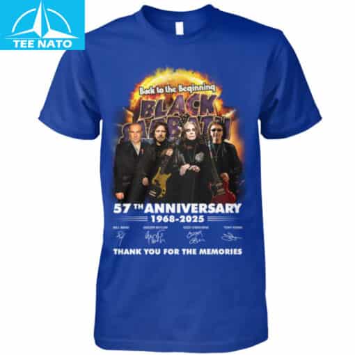 Black Sabbath 57th 1968 2025 Shirt - Image 3