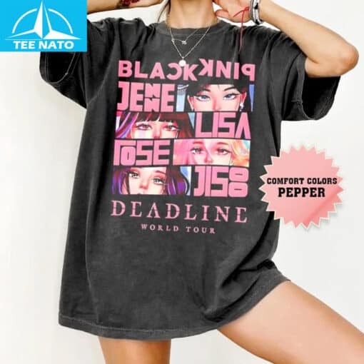 BlackPink Deadline World Tour Chibi Style Shirt - Image 3