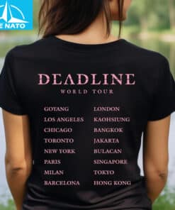 Blackpink Deadline World Tour T Shirt3