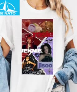 Blackpink Jennie Jisoo Lisa K Pop Music Collage Shirt1