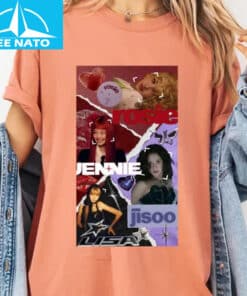 Blackpink Jennie Jisoo Lisa K Pop Music Collage Shirt3