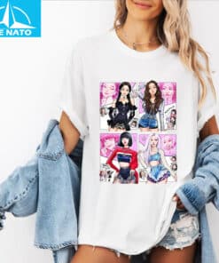 Blackpink Kpop Girl Group Comic Shirt