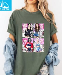 Blackpink Kpop Girl Group Comic Shirt2