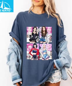 Blackpink Kpop Girl Group Comic Shirt3