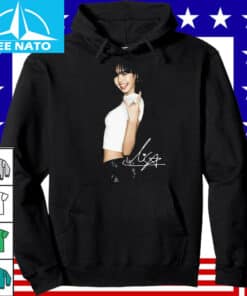 Blackpink Lisa Rock Hand Autograph Shirt4
