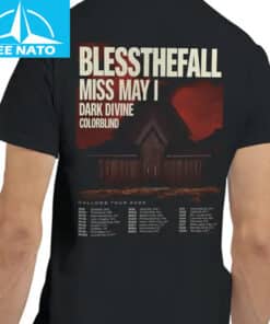 Blessthefall Miss May I Dark Divine Colorblind Gallows Tour 2025 Shirt2