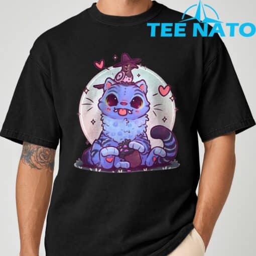 Blue Tiger Kawaii K-POP Demon Hunters T-Shirt - Image 9