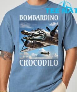 Bombardino CrocodiloItalian Brainrot T Shirt 1