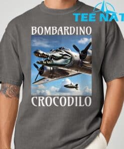 Bombardino CrocodiloItalian Brainrot T Shirt 4