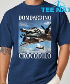 Bombardino CrocodiloItalian Brainrot T Shirt 6