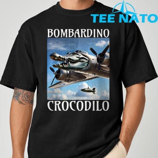 Bombardino CrocodiloItalian Brainrot T-Shirt