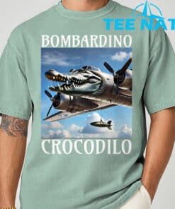 Bombardino CrocodiloItalian Brainrot T Shirt 9