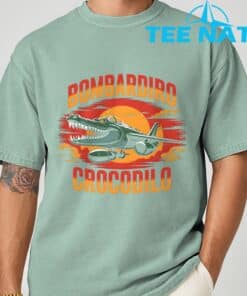 Bombardiro Crocodilo Funny Italian Brainrot T-Shirt