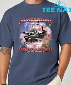 Bombardiro Crocodilo Italian Brainrot Meme T Shirt 2 3