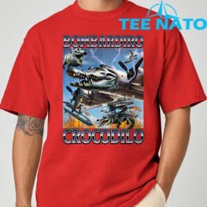Bombardiro Crocodilo Italian Brainrot Meme T Shirt 5