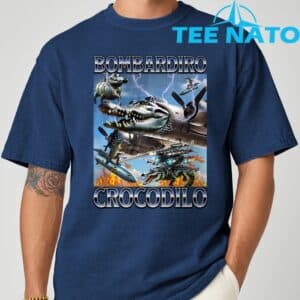 Bombardiro Crocodilo Italian Brainrot Meme T Shirt 6