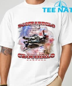 Bombardiro Crocodilo Italian Brainrot Meme T Shirt 7 3