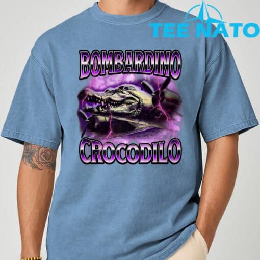 Bombardiro Crocodilo Italian-Brainrot Shirt - Image 3