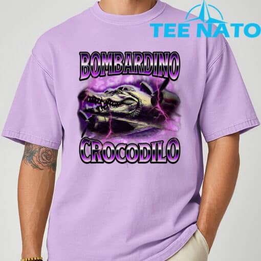 Bombardiro Crocodilo Italian-Brainrot Shirt - Image 5