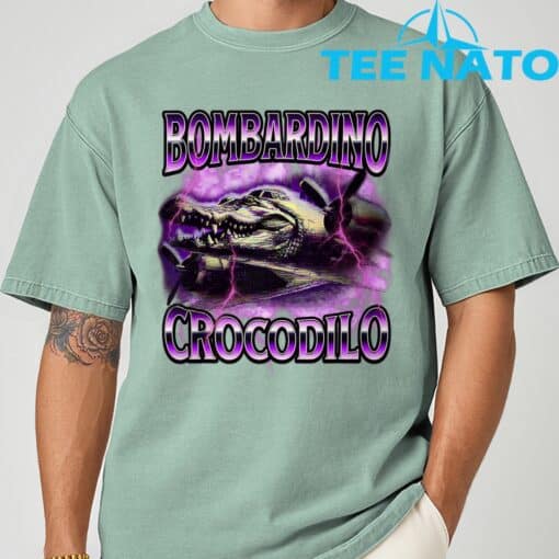 Bombardiro Crocodilo Italian-Brainrot Shirt - Image 2