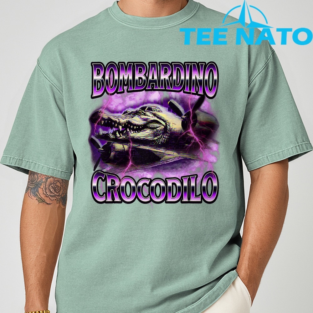 Origin of Bombardiro Crocodilo Italian-Brainrot Shirt