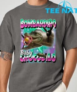 Bombardiro Crocodilo Italian Brainrot T Shirt 3 1