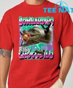Bombardiro Crocodilo Italian Brainrot T Shirt 4 1
