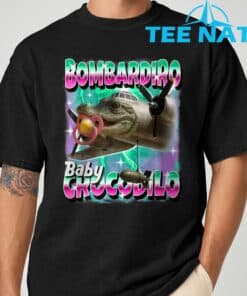 Bombardiro Crocodilo Italian Brainrot T Shirt 7 1