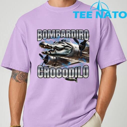 Bombardiro Crocodilo T-Shirt - Image 6