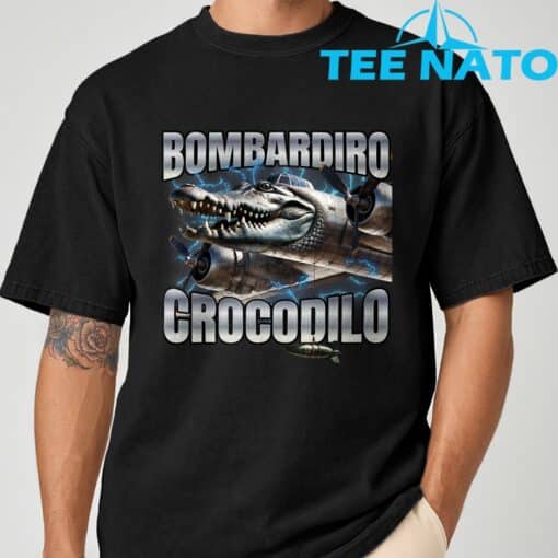 Bombardiro Crocodilo T-Shirt - Image 2