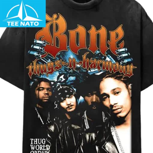 Bone Thugs-n-Harmony Thug World Order Hip Hop Rap Shirt - Image 3