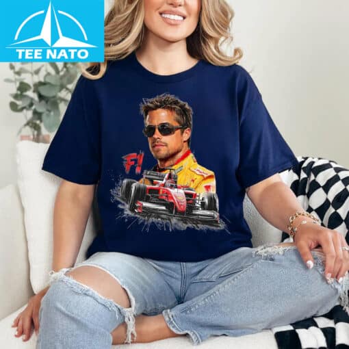 Brad Pitt Formula 1 Shirt - Image 3