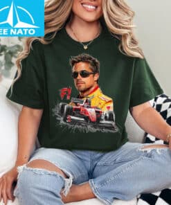 Brad Pitt Formula 1 Shirt2