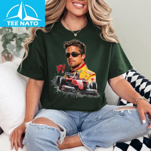 Brad Pitt Formula 1 Shirt - Image 4