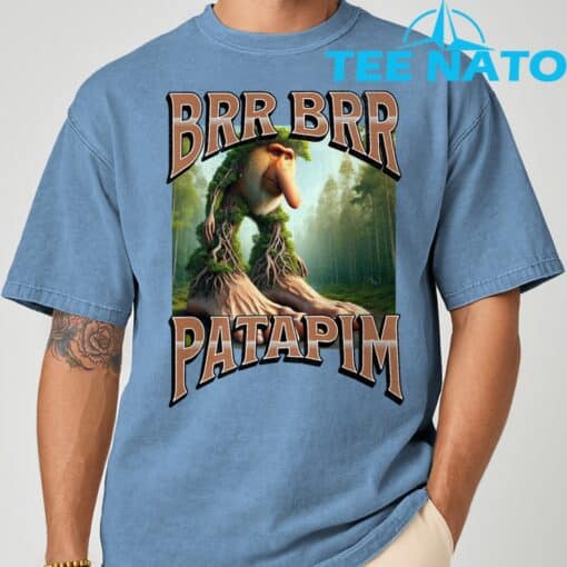 Brr Brr Patapim Funny Italian Brainrot T-Shirt - Image 3