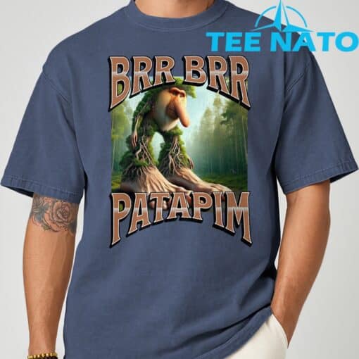Brr Brr Patapim Funny Italian Brainrot T-Shirt - Image 4