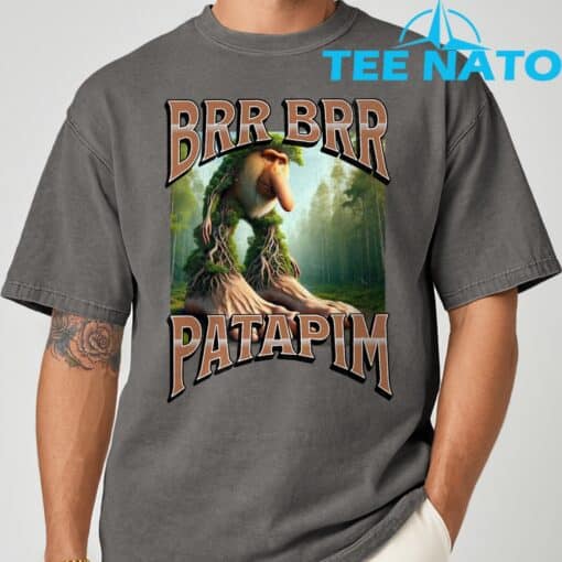 Brr Brr Patapim Funny Italian Brainrot T-Shirt - Image 6