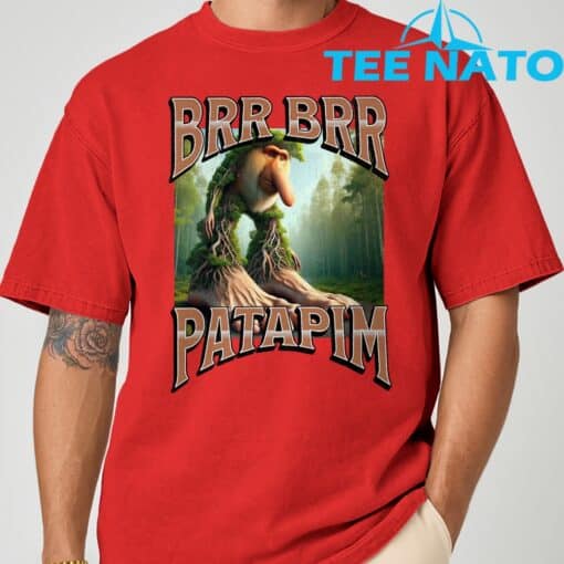 Brr Brr Patapim Funny Italian Brainrot T-Shirt - Image 7