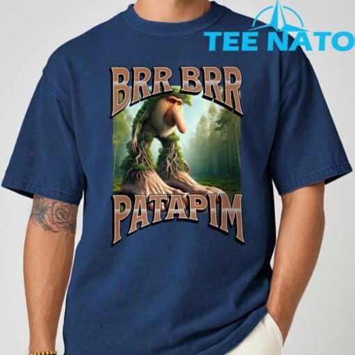 Brr Brr Patapim Funny Italian Brainrot T-Shirt - Image 8