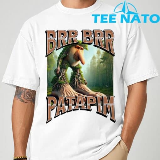 Brr Brr Patapim Funny Italian Brainrot T-Shirt - Image 9