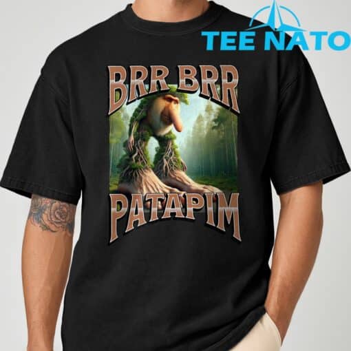 Brr Brr Patapim Funny Italian Brainrot T-Shirt - Image 10