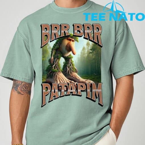 Brr Brr Patapim Funny Italian Brainrot T-Shirt - Image 2