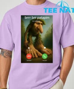 Brr Brr Patapim Is Calling Funny Italian Meme Brainrot T Shirt 3 1