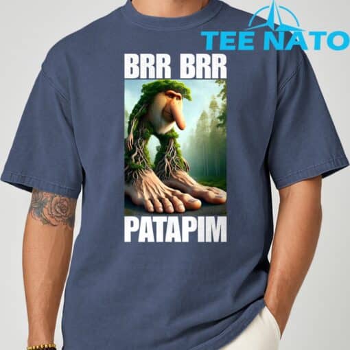 Brr Brr Patapim - Italian Brainrot Meme T-Shirt - Image 9