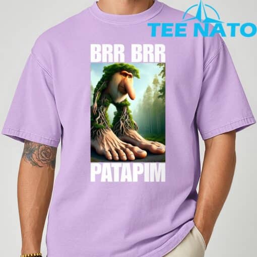 Brr Brr Patapim - Italian Brainrot Meme T-Shirt - Image 10