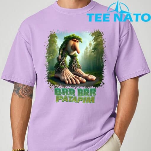 Brr Brr Patapim Italian Brainrot Meme T-Shirt - Image 4