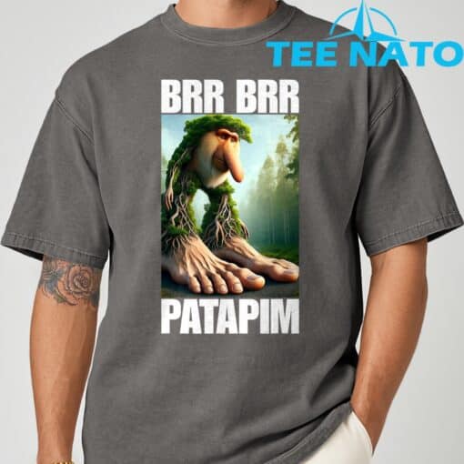 Brr Brr Patapim - Italian Brainrot Meme T-Shirt - Image 2