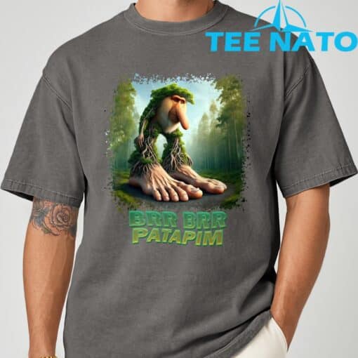Brr Brr Patapim Italian Brainrot Meme T-Shirt - Image 5