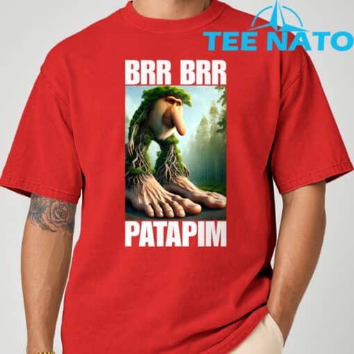 Brr Brr Patapim - Italian Brainrot Meme T-Shirt - Image 3